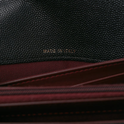 Chanel Caviar Quilted Medium Flap Wallet Black 7 of 9