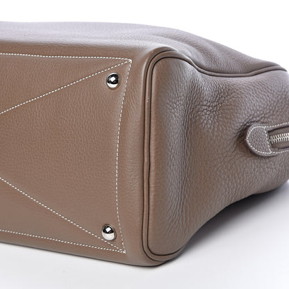 Hermes Taurillon Clemence Victoria II 35 Etoupe 11 of 14