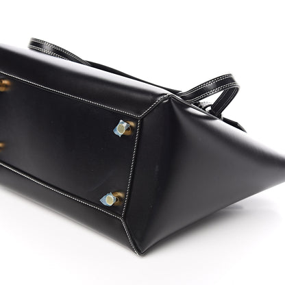 Celine Smooth Calfskin Double Stitching Mini Belt Bag Black 9 of 10