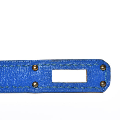 Hermes Chevre Mysore Mini Kelly Sellier 20 Bleu Hydra 10 of 22