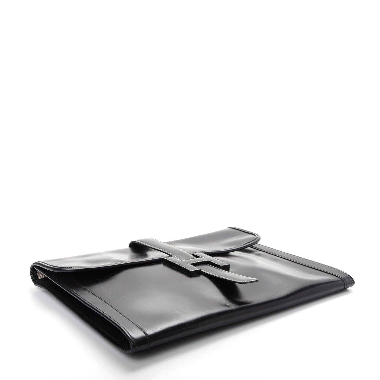 Hermes Box Jige GM Clutch Black 4 of 8