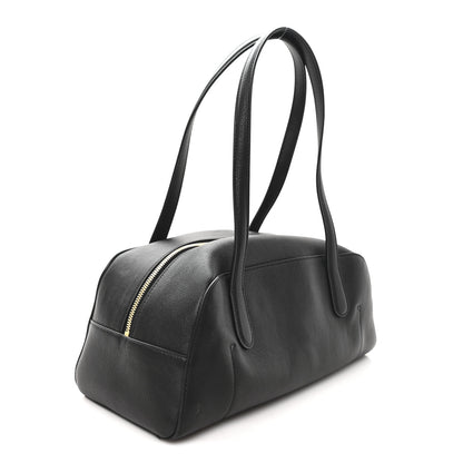 Mansur Gavriel Pebbled Calfskin Handbag Black 3 of 9