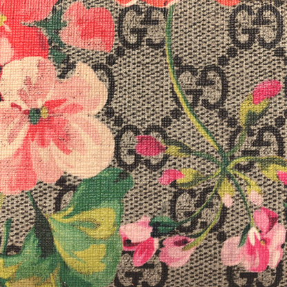 Gucci GG Supreme Monogram Blooms Mini Chain Bag Beige Multicolor Dry Rose 8 of 9