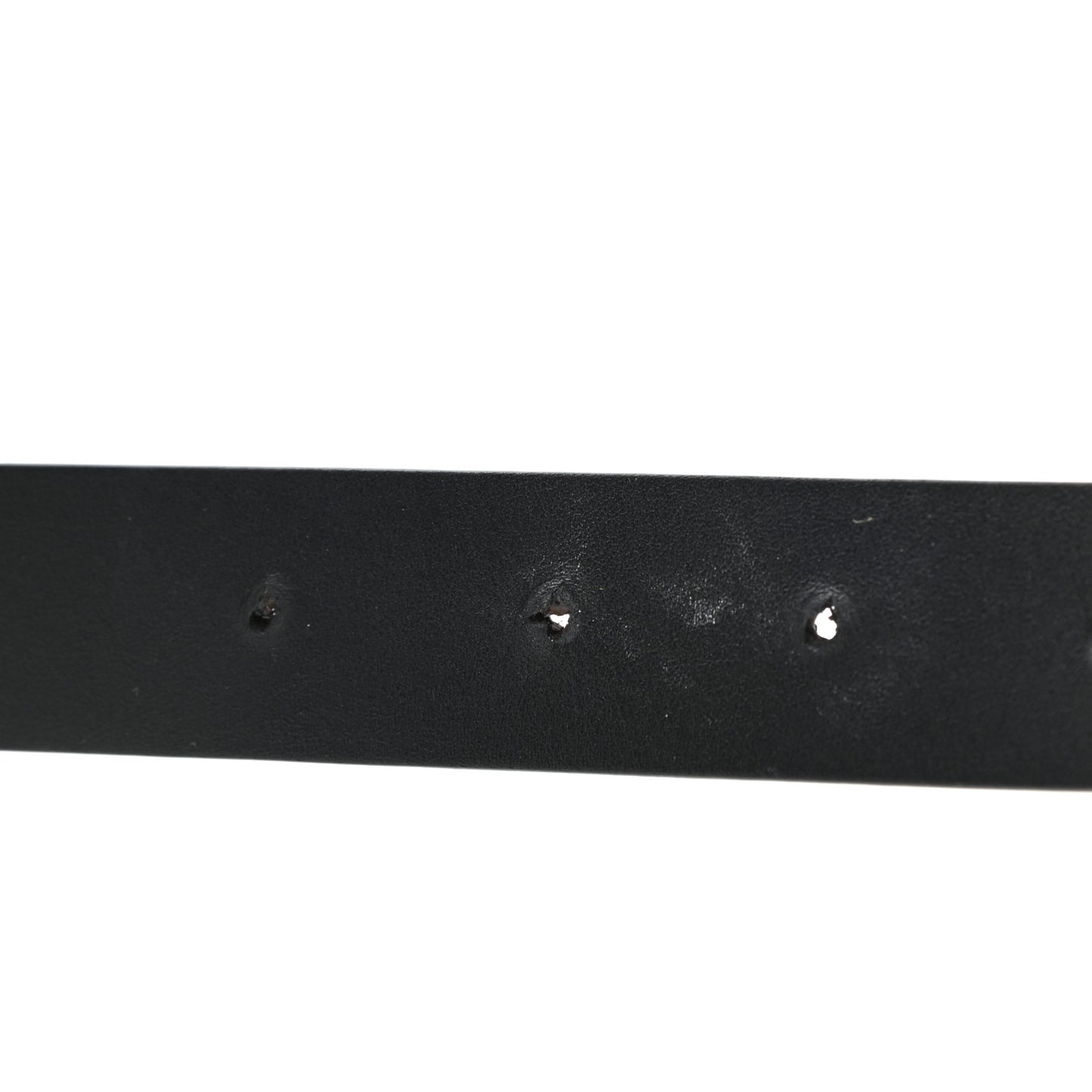 Calfskin CC Chain Vintage Allure Logo Belt 85 34 Black