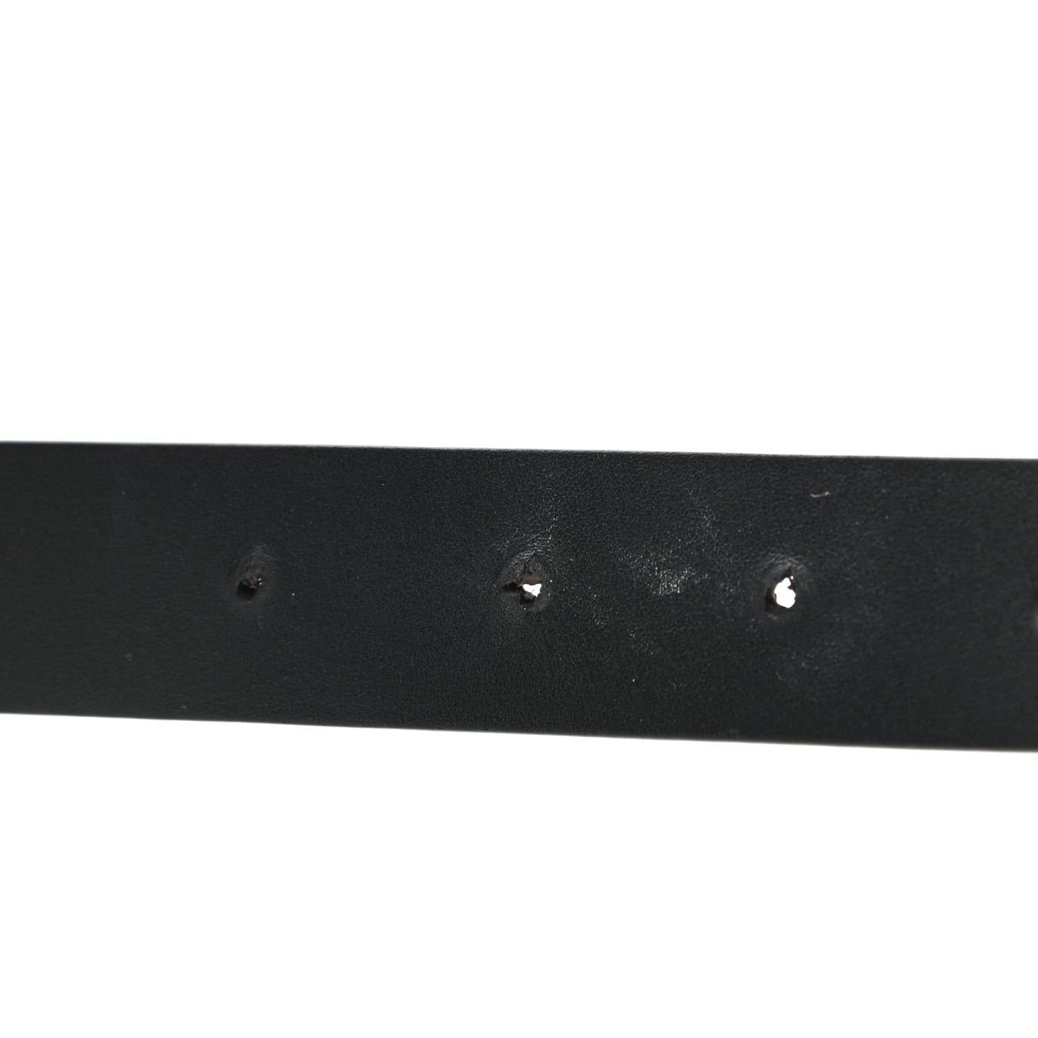 Chanel Calfskin CC Chain Vintage Allure Logo Belt 85 34 Black 6 of 10