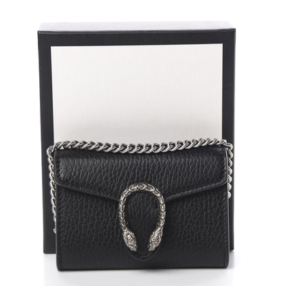 Gucci Calfskin Dionysus Coin Purse Black 7 of 7