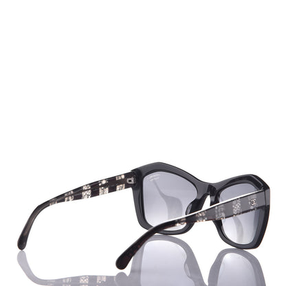 Chanel Lace Effect Sunglasses 5296-A Black 6 of 9