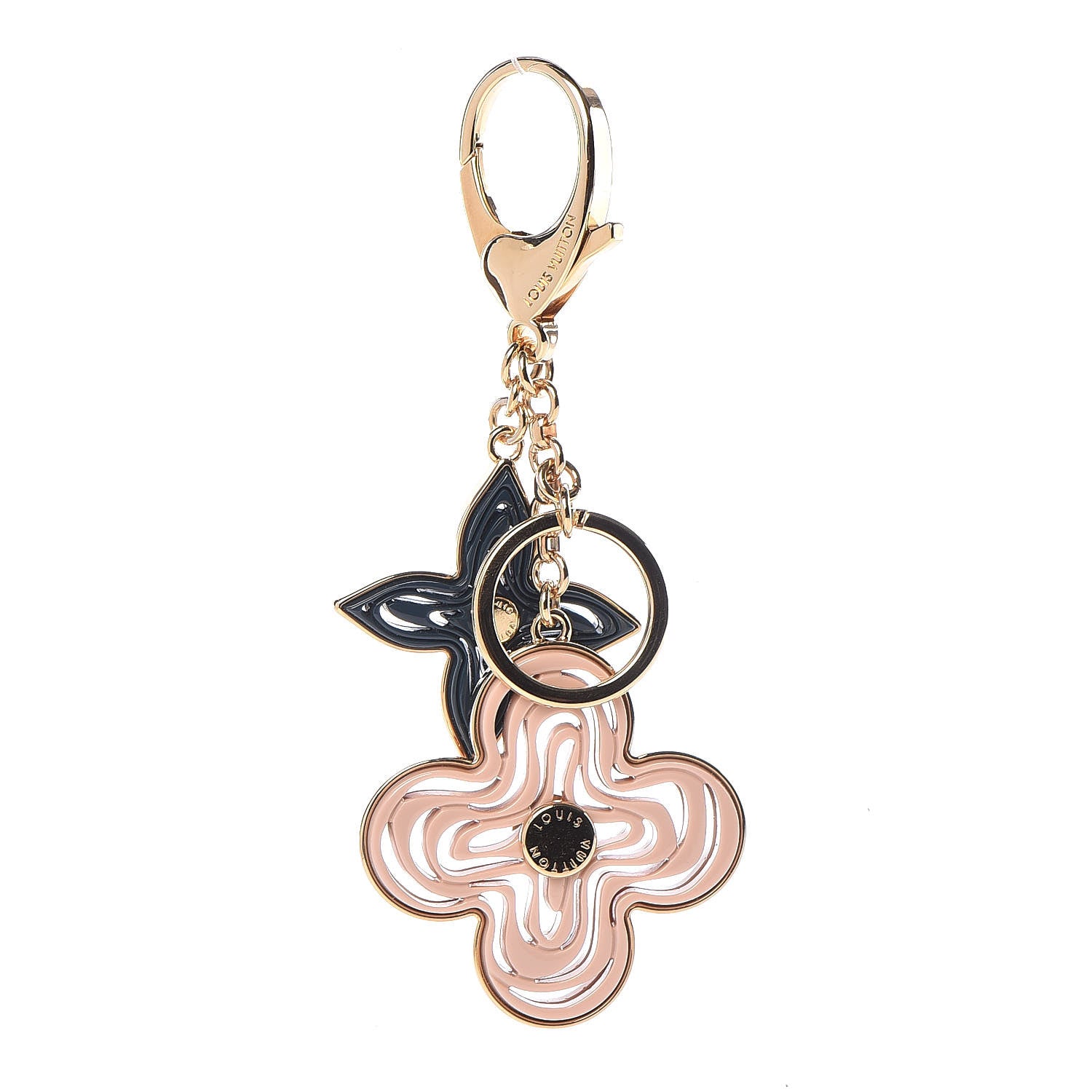 Louis Vuitton Resin Naif Bag Charm Rose 1 of 5