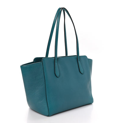 Gucci Dollar Calfskin Small Swing Tote Deep Cobalt 3 of 10