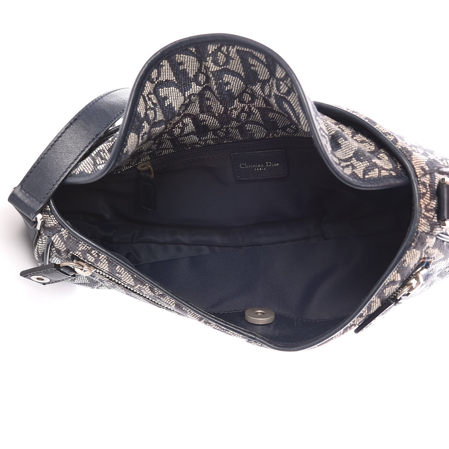 Christian Dior Monogram Charm Shoulder Bag Navy 7 of 21