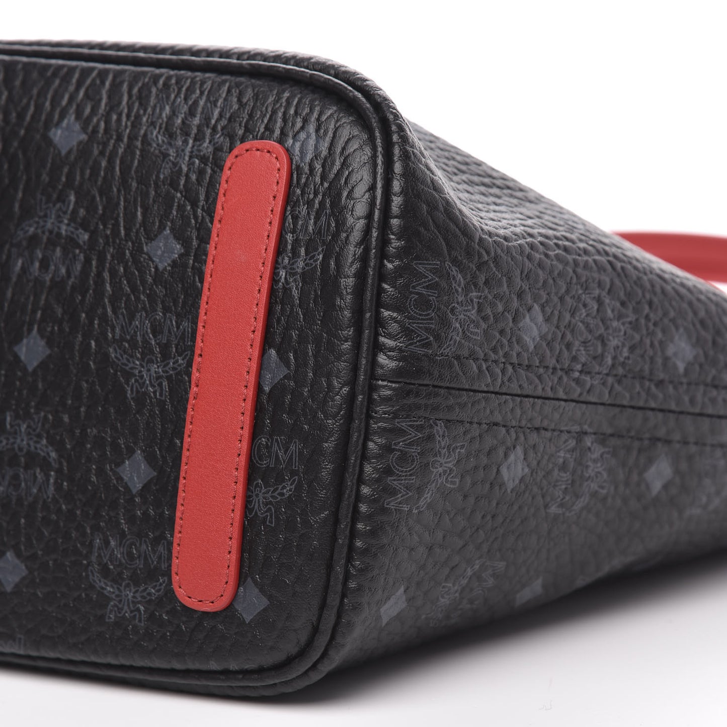 Visetos Medium Liz Reversible Shopper Tote Black Red