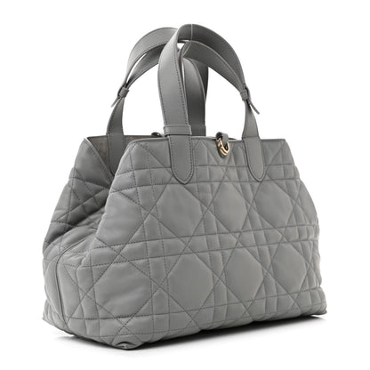 Christian Dior Calfskin Macrocannage Medium Toujours Grey 4 of 14
