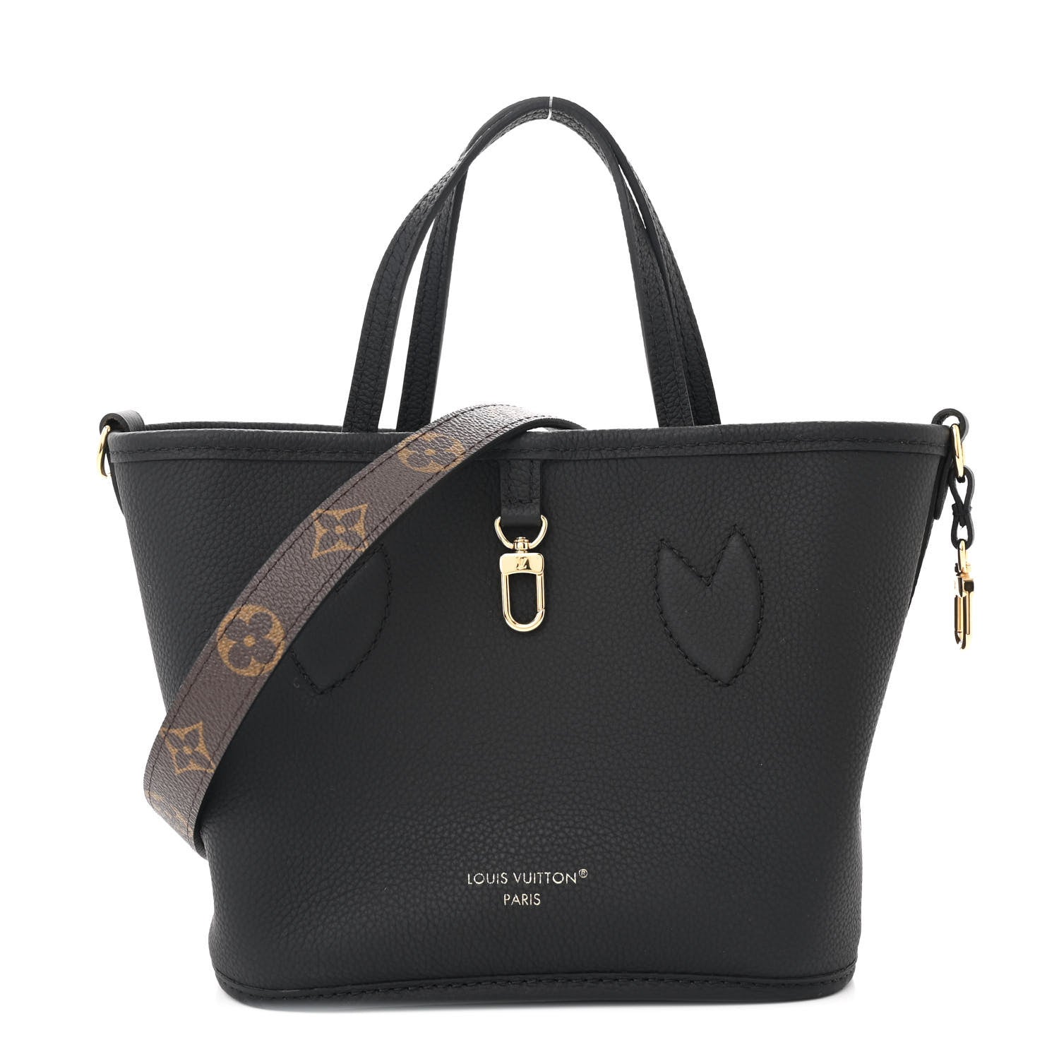 Louis Vuitton Monogram Neverfull Inside Out Bandouliere BB Black 3 of 19