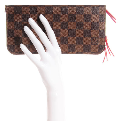 Louis Vuitton Damier Ebene Insolite Wallet Red 2 of 7