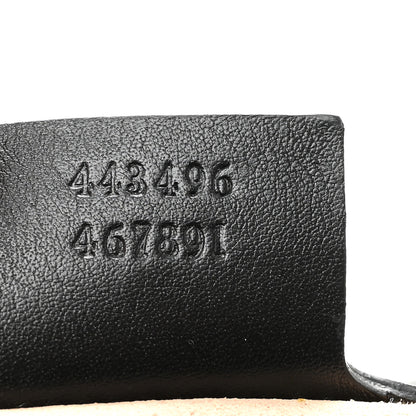 Gucci Calfskin Matelasse Medium GG Marmont Shoulder Bag Black 7 of 12