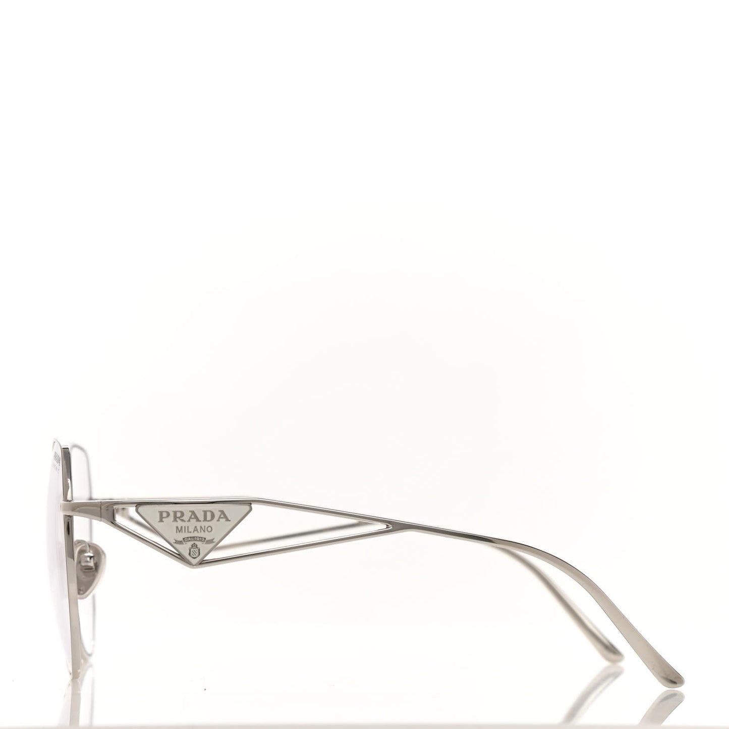 Metal Symbole Triangle Logo Sunglasses SPR57Y Grey