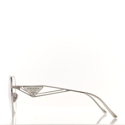 Prada Metal Symbole Triangle Logo Sunglasses SPR57Y Grey 3 of 7