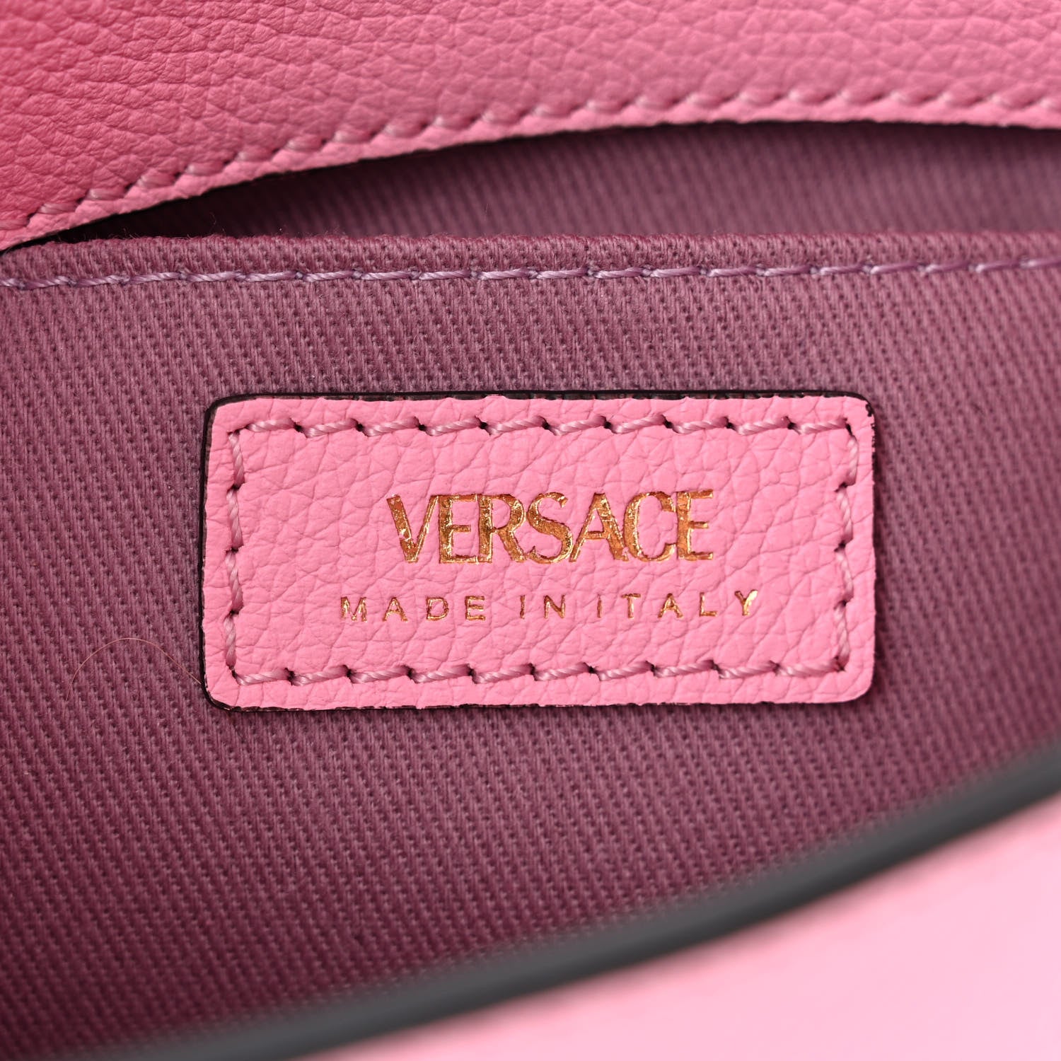 Versace Calfskin La Medusa Small Hobo Crossbody Pink 6 of 11
