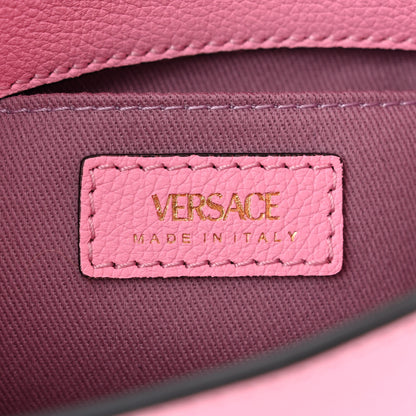 Versace Calfskin La Medusa Small Hobo Crossbody Pink 6 of 11