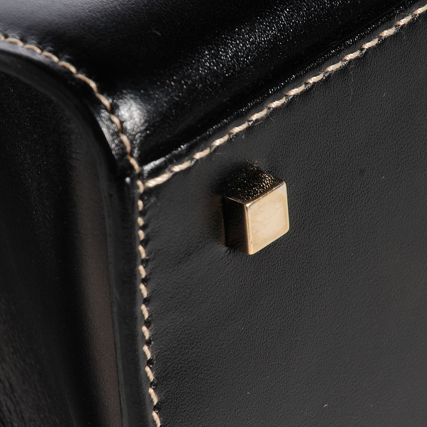Gucci Leather Lady Lock Flap Tote Black 6 of 14