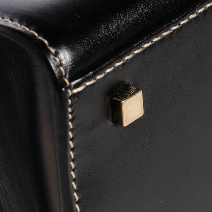 Gucci Leather Lady Lock Flap Tote Black 6 of 14