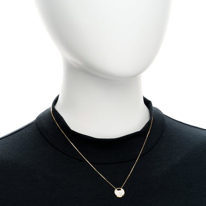 Cartier 18K Yellow Gold Diamond Mother of Pearl XS Amulette de Cartier Pendant Necklace 2 of 4