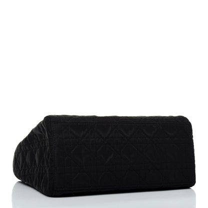 Christian Dior Nylon Cannage Medium Lady Dior Black 4 of 19