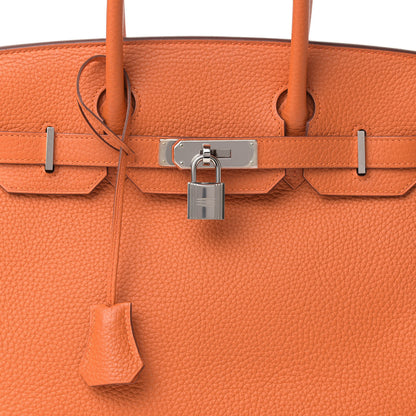 Hermes Togo Birkin 30 Orange 8 of 12