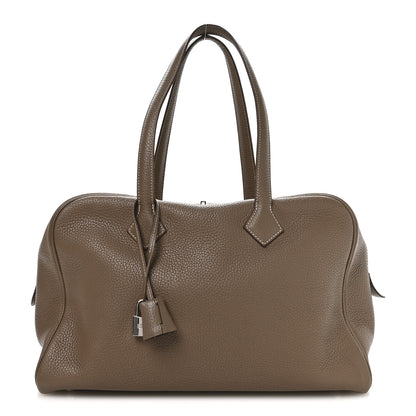 Hermes Taurillon Clemence Victoria II 35 Etoupe 1 of 9
