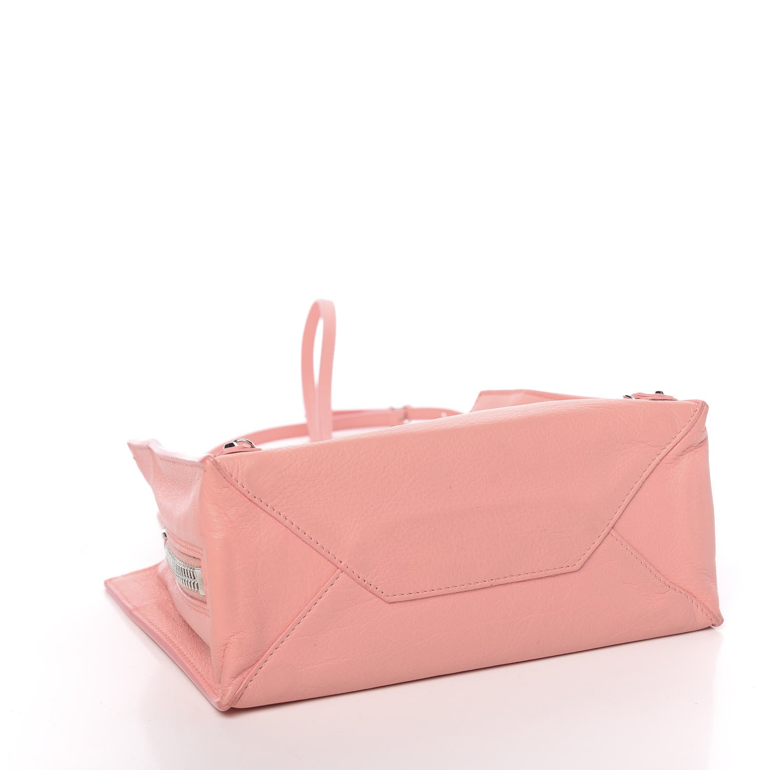 Balenciaga Veau Papier A4 Zip Around Tote Rose Vieux Rose 4 of 13
