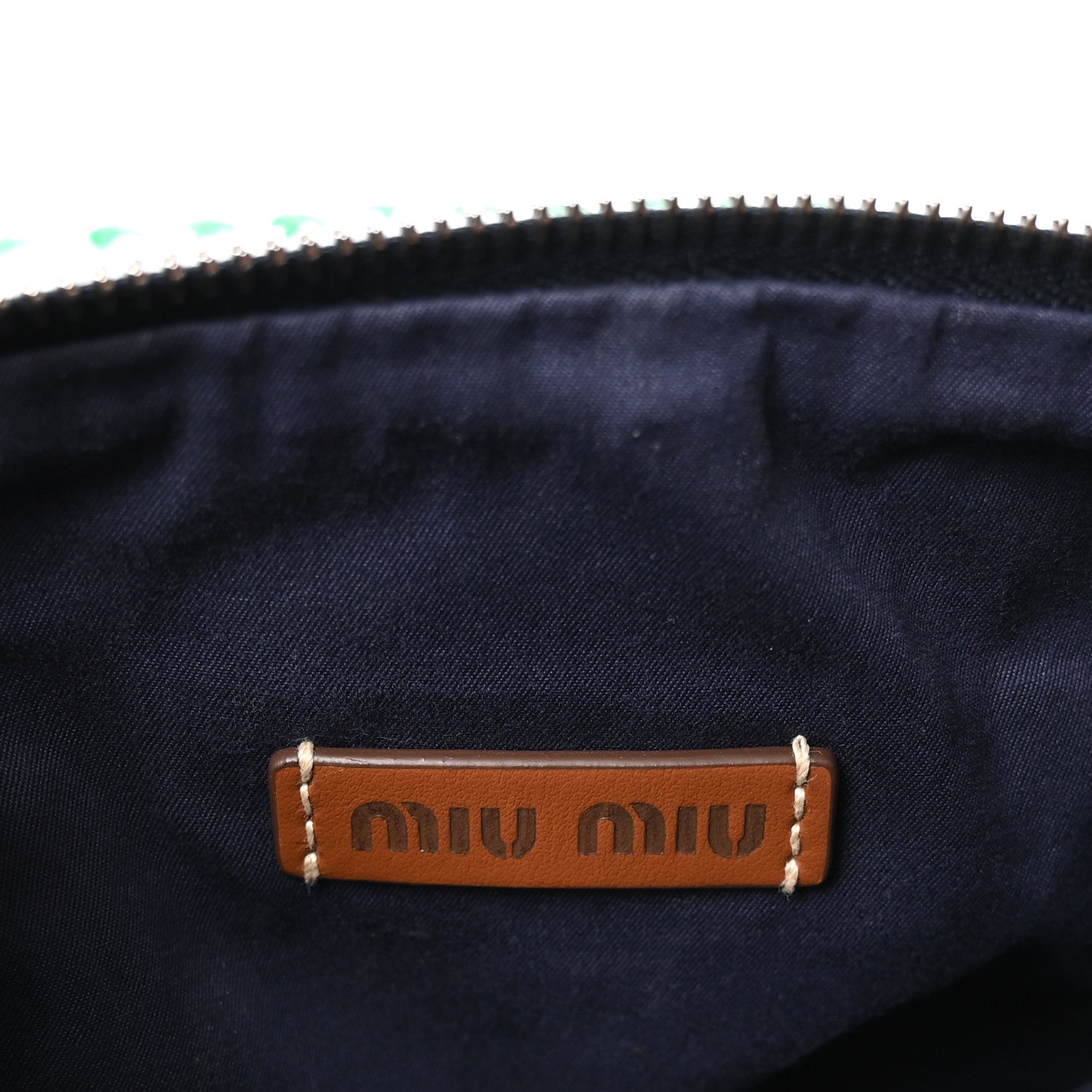 Miu Miu Fabric Crochet Pouch Multicolor 6 of 12