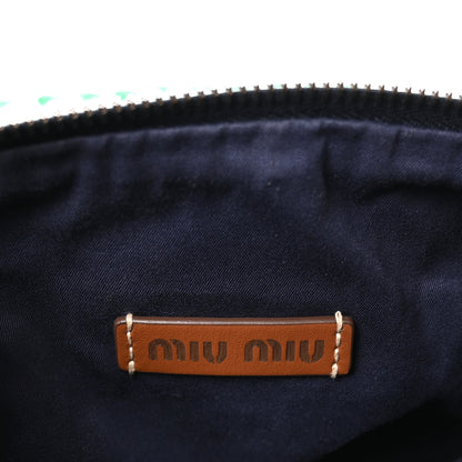 Miu Miu Fabric Crochet Pouch Multicolor 6 of 12