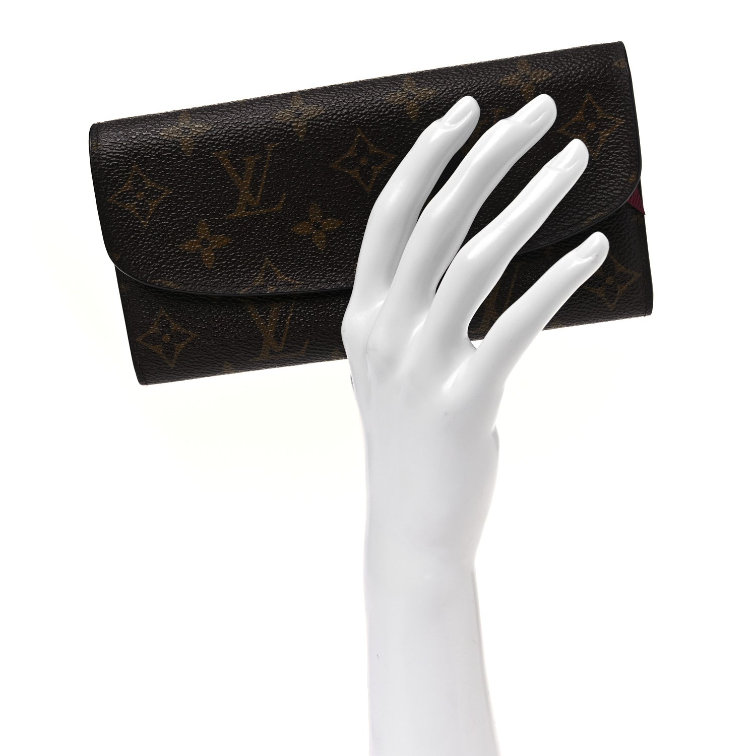 Louis Vuitton Monogram Emilie Wallet Fuchsia 2 of 9