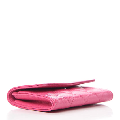 Chanel Caviar Quilted CC Card Holder Pink 4 of 9