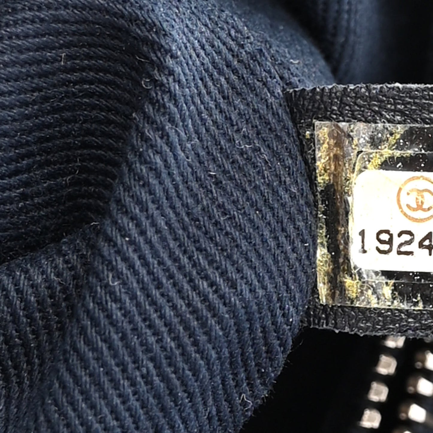 Denim Large Shopping Tote Blue
