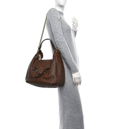 Gucci Guccissima Medium Emily Hobo Brown 2 of 12