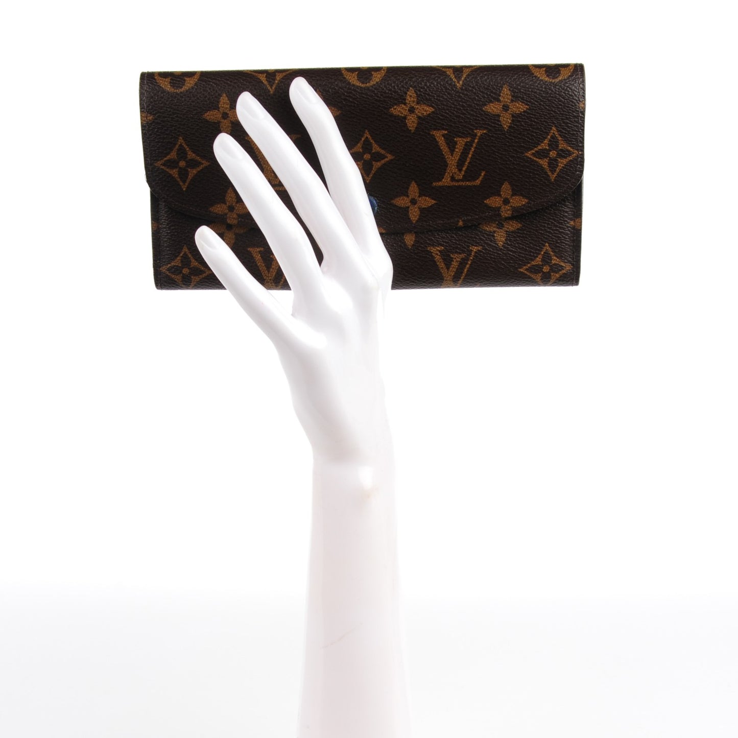 Monogram Emilie Wallet Blue