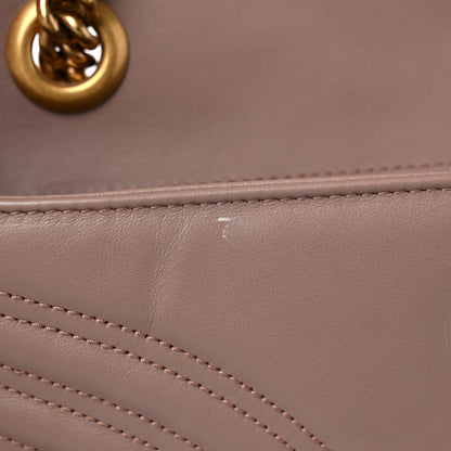 Gucci Calfskin Matelasse Small GG Marmont Shoulder Bag Porcelain Rose 10 of 10