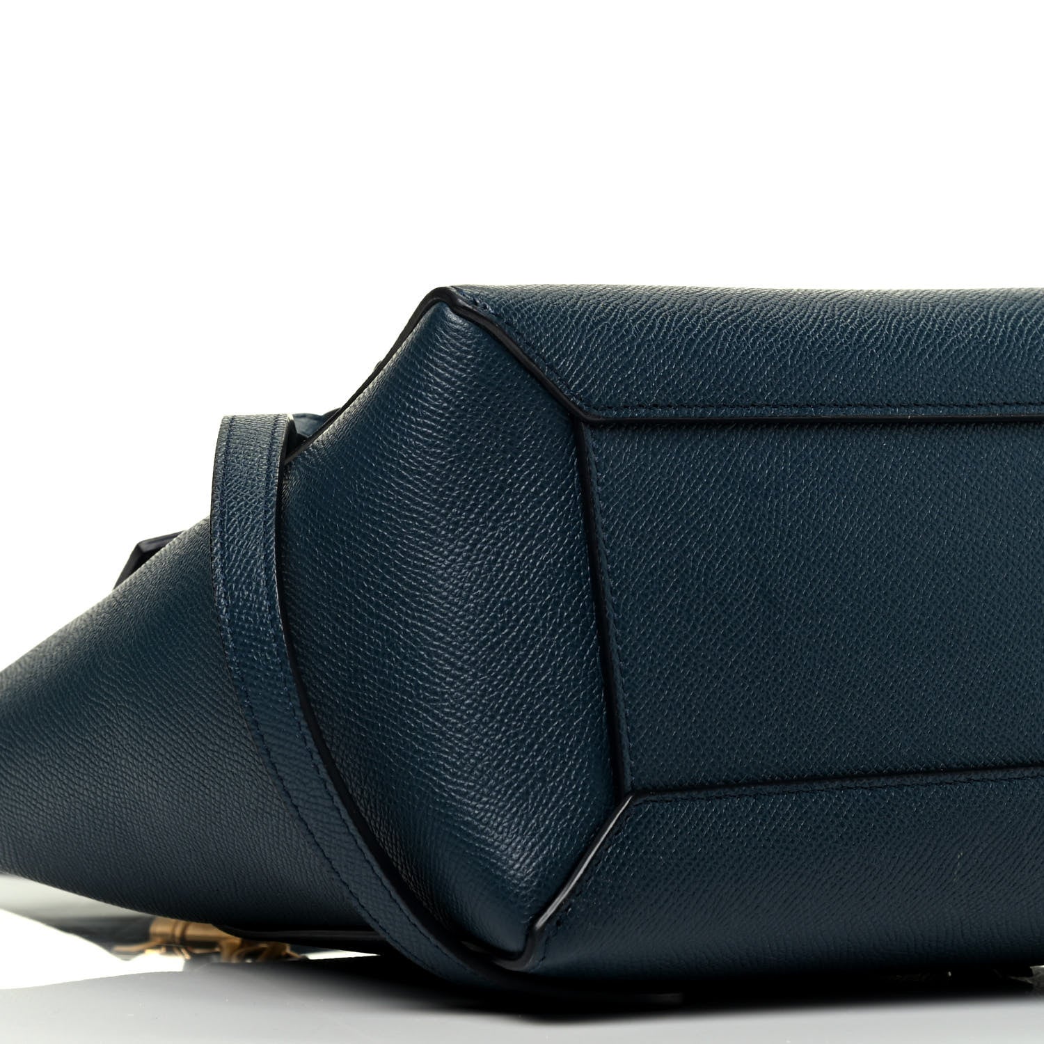 Celine Baby Grained Calfskin Micro Belt Bag Abyss Blue 9 of 10