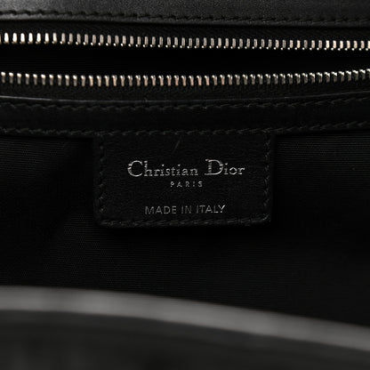 Christian Dior Coated Canvas Cannage Medium Panarea Tote Black 6 of 9