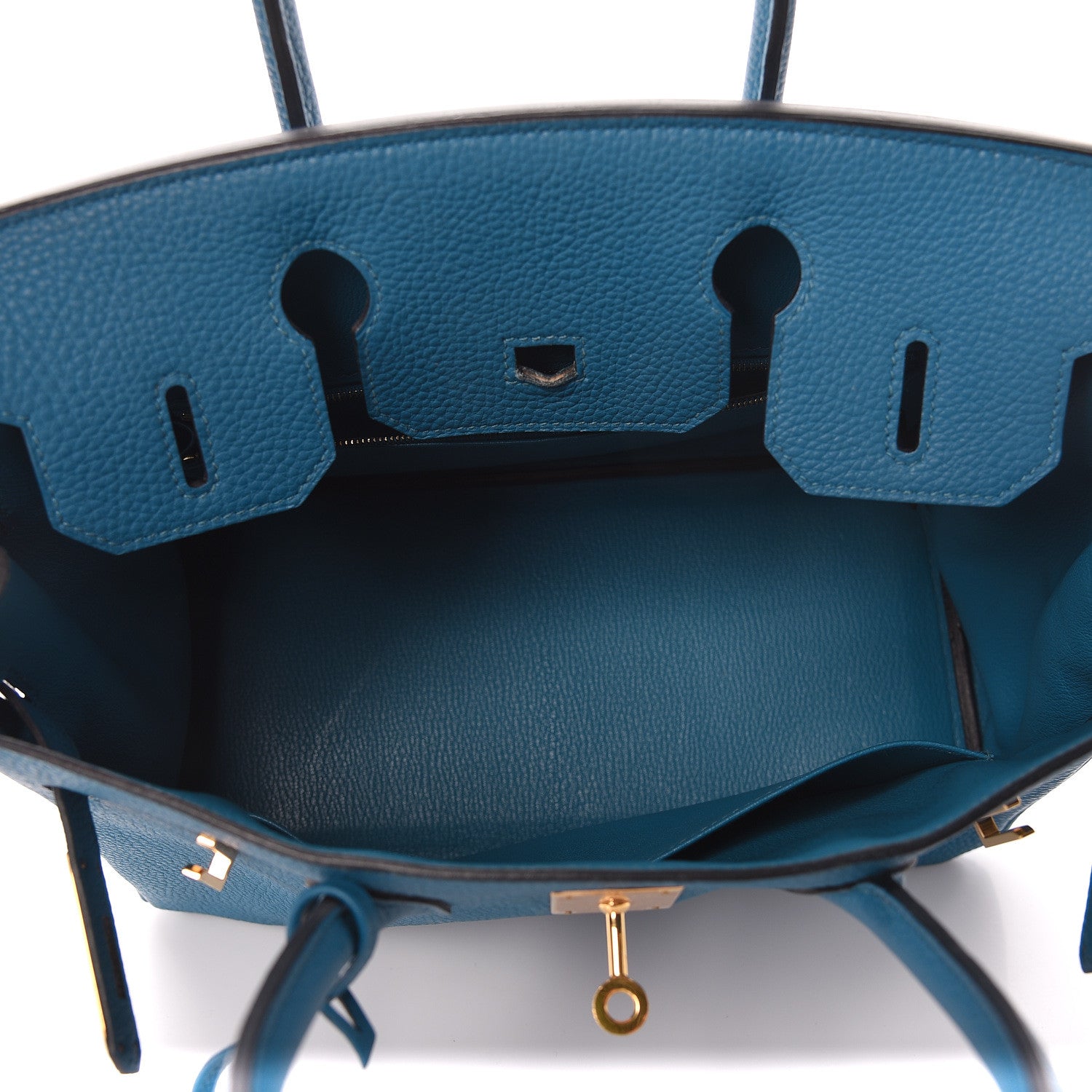 Hermes Togo Birkin 30 Bleu De Galice 7 of 43