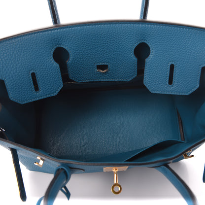 Hermes Togo Birkin 30 Bleu De Galice 7 of 43