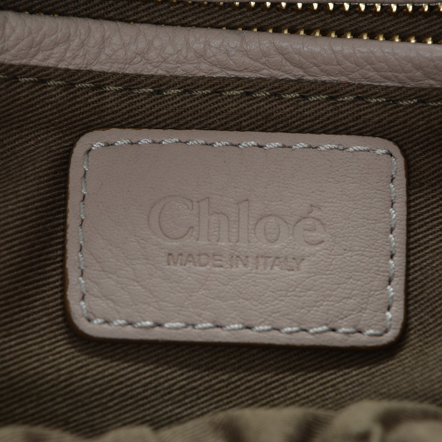 Chloe Calfskin Medium Marcie Satchel Rope Beige 7 of 7