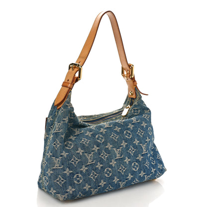 Louis Vuitton Monogram Denim Baggy PM Blue 3 of 9