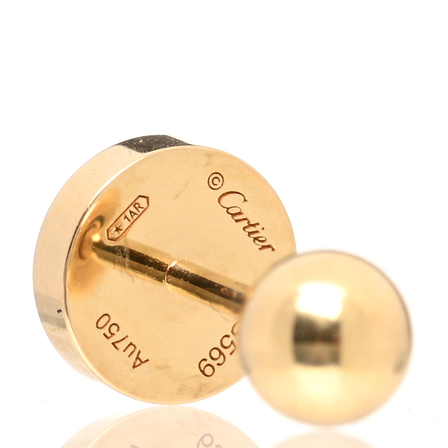 Cartier 18K Yellow Gold LOVE Single Earring 5 of 5