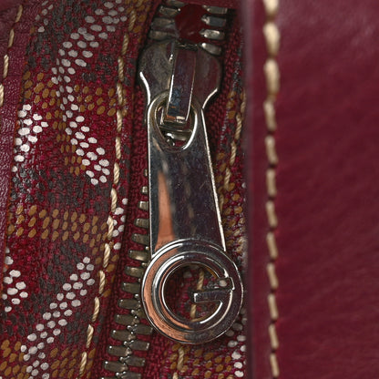 Goyard Goyardine Fidji Zip Hobo Burgundy 13 of 13