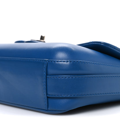 Chanel Calfskin Quilted Medium Rock My Shoulder Flap Blue 10 of 11