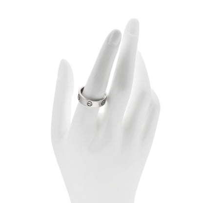 Cartier 18K White Gold 6mm LOVE Ring 58 8.25 2 of 5
