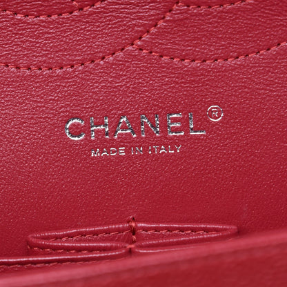 Chanel Pearly Caviar Quilted Jumbo Double Flap Dark Pink 6 of 7