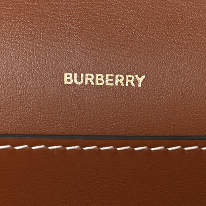 Burberry Calfskin Vintage Check Penny Bag Archive Beige Tan 6 of 10
